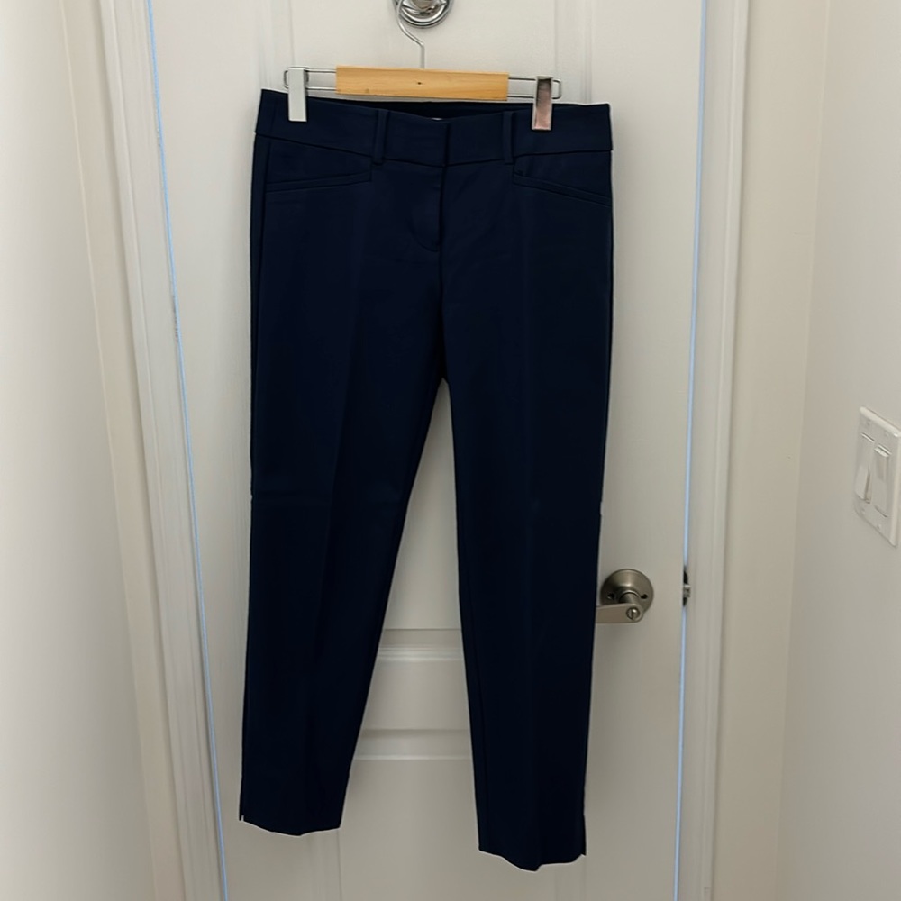 Loft Marisa navy blue trousers